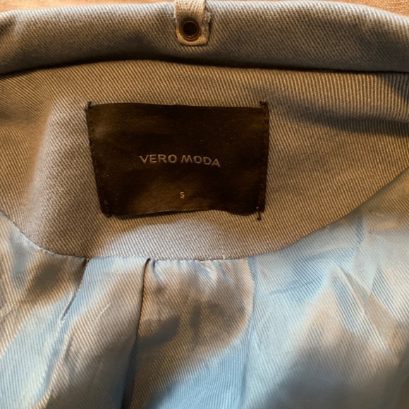 Vero moda blue military style jacket - Picture 3 of 4